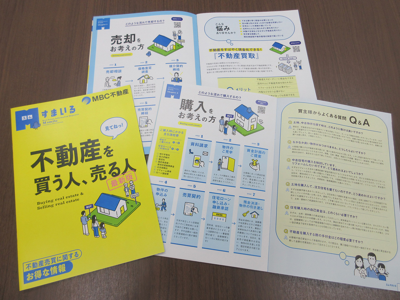 売買に関する情報誌『Ｍすまいる』を発行しました。